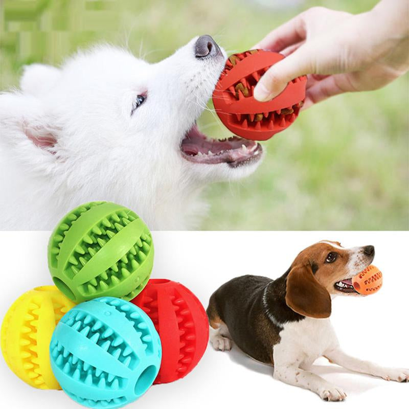 Ball Toy Dog Treat - Interactive Dog Toy for Tooth Cleaning Puzzle Toy