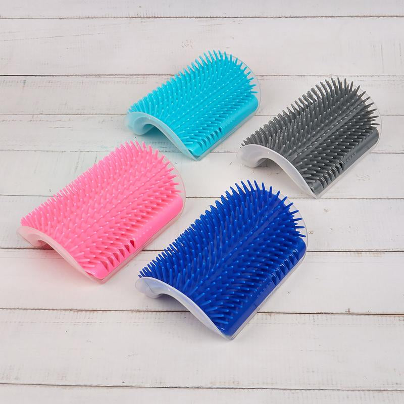 1Pc 2-In-1 Pet Grooming Brush for Cats and Dogs - Relieves Itching and Massages for a Healthier Coat