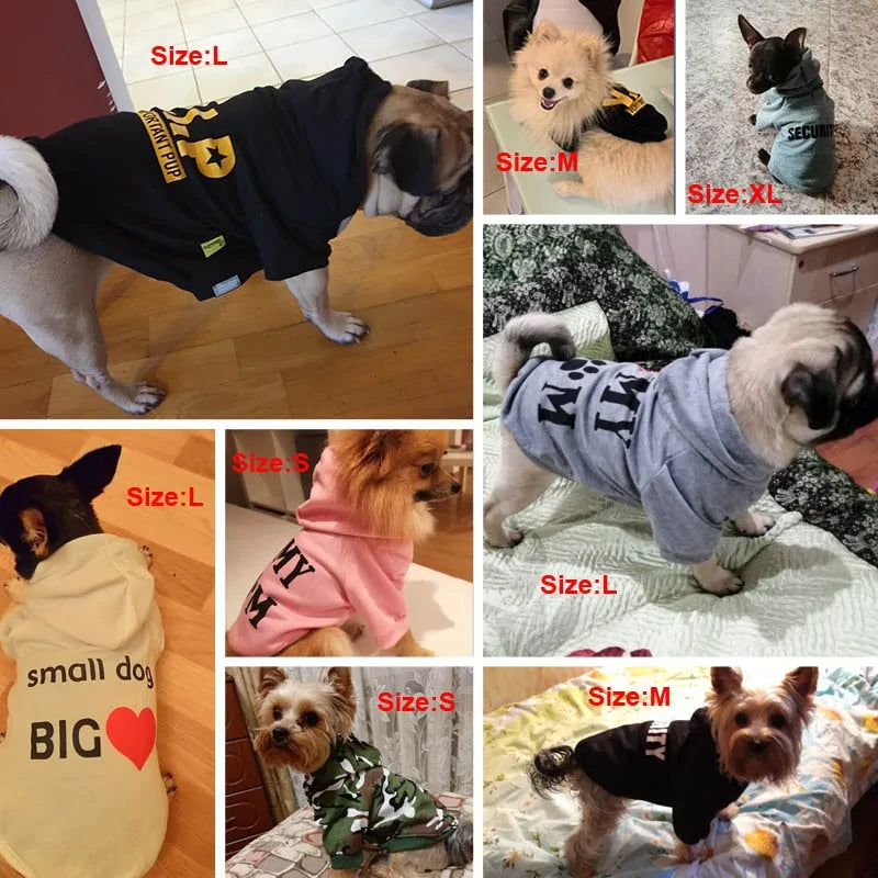 Dog Clothes For Small Dogs, Hoodie Coat